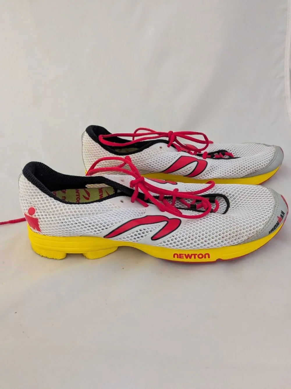 Newton Ironman Men's Running Shoes White red Yellow US 9.5